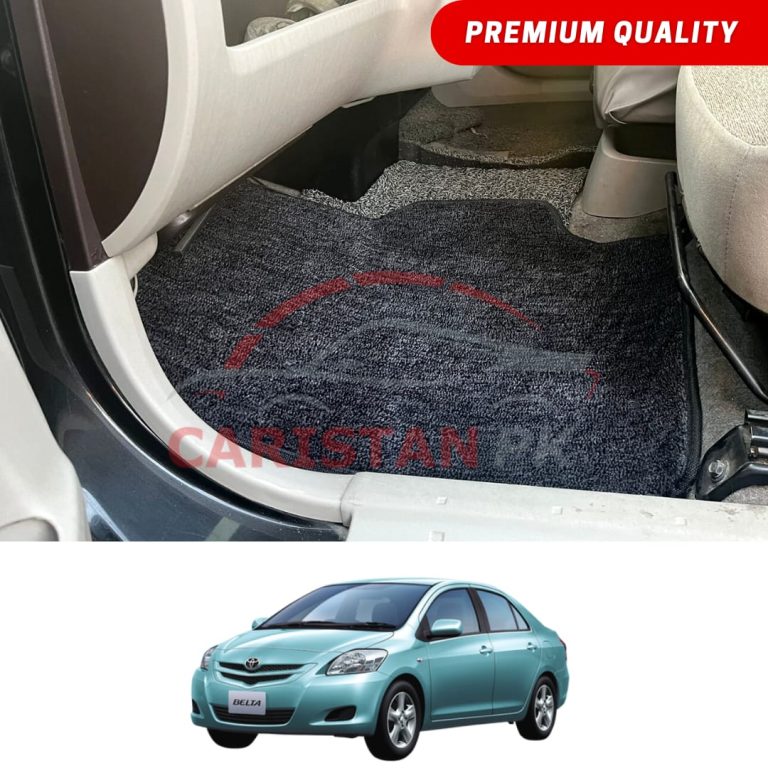 Toyota Belta Premium Carpet Floor Mats Black Grey 2006-15