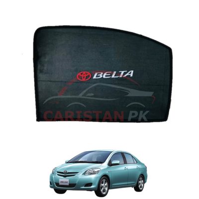 Toyota Belta Sunshades With Logo 2006-15 Model