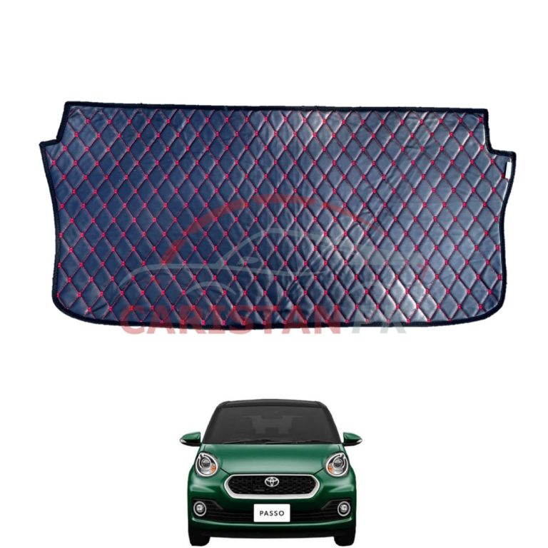 Toyota Passo 7D Trunk Protection Mat Black With Red Stitch 2017-23