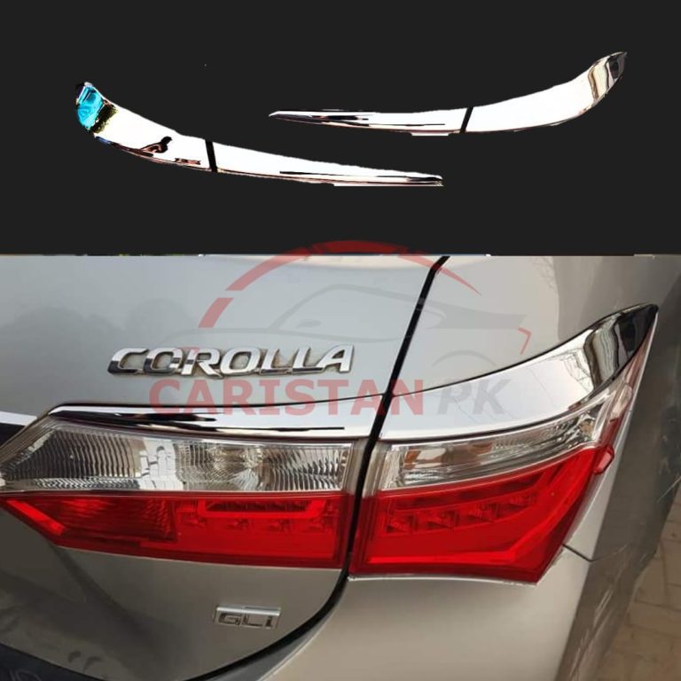 Toyota Corolla Backlight Chrome Trim 2014-16 Model
