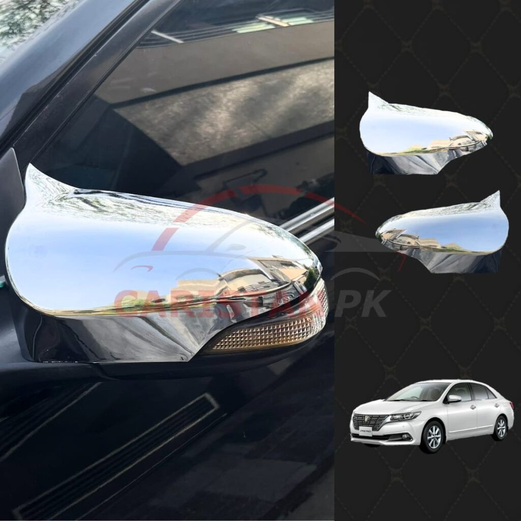 Toyota Premio Batman Style Chrome Side Mirror Cover 2016-20 Toyota Premio Batman Style Chrome Side Mirror Cover 2016-20