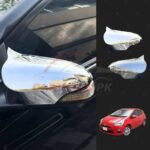 Toyota Aqua Batman Style Chrome Side Mirror Cover 2011-16 Toyota Aqua Batman Style Chrome Side Mirror Cover 2011-16