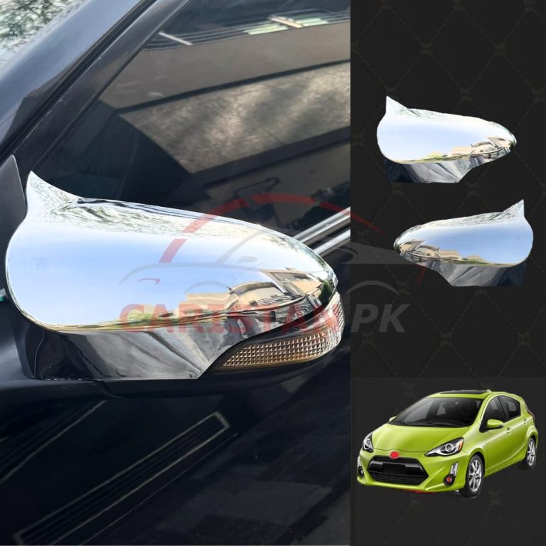 Toyota Aqua Batman Style Chrome Side Mirror Cover 2017-22