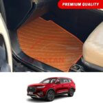 Chery Tiggo 8 Flat Style 7D Floor Mats Royal Orange