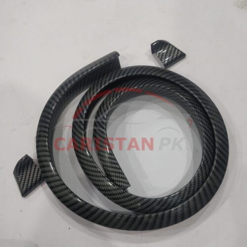 Universal Rear Carbon Fiber Trunk Spoiler Wing Lip With Tape 1