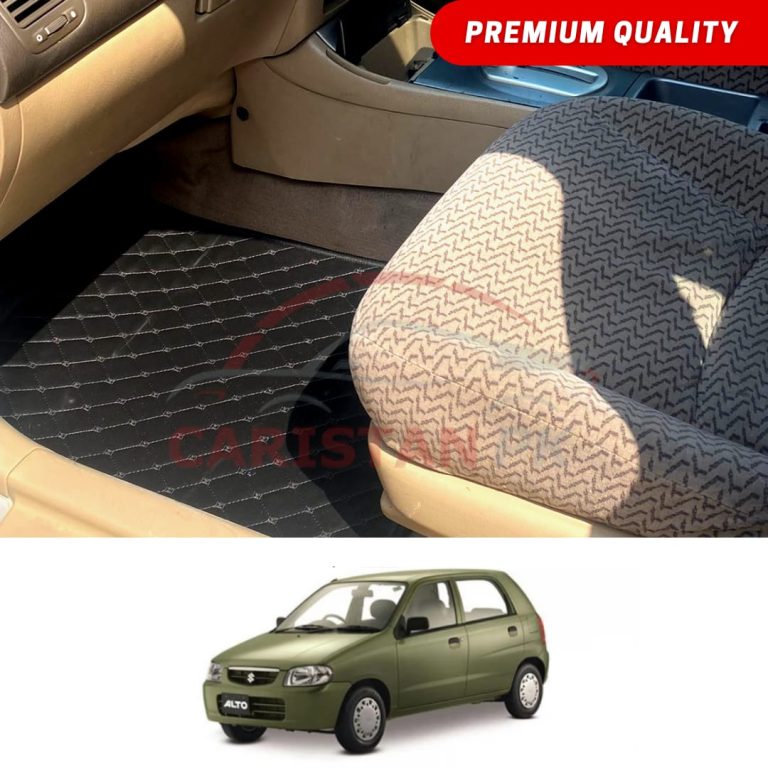 Suzuki Alto Flat Style 7D Floor Mats Black 2000-08