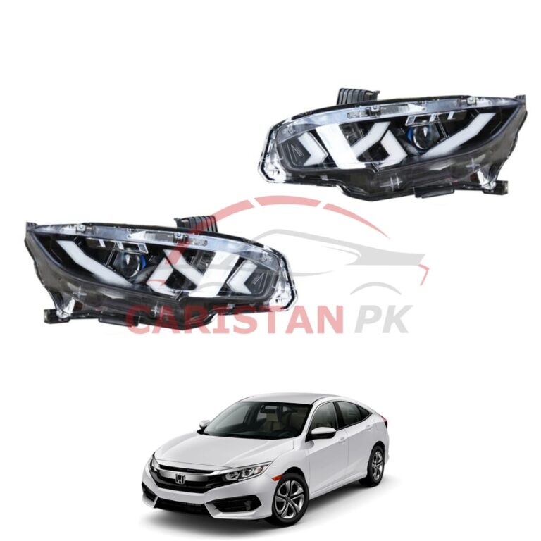 Honda Civic Lamborghini Style Head Lamp Light 2016-21 2