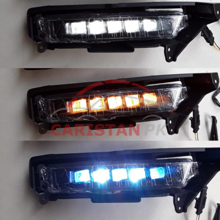 Honda HRV Front Bumper Neon Style 3 In 1 DRL 1