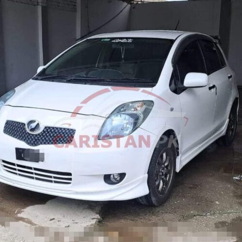 Unpainted Toyota Vitz Fiber Glass Body Kit A 2006-10 4 Pc 3