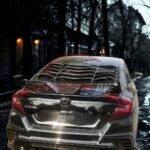 Honda Civic Louver Back Screen Rack Evo Style 2016-21