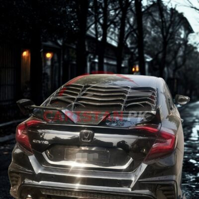 Honda Civic Louver Back Screen Rack Evo Style 2016-21