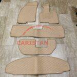 Chery Tiggo 4 Pro Flat Style 7D Floor Mats Beige Stitch 1