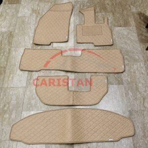 Chery Tiggo 4 Pro Flat Style 7D Floor Mats Beige Stitch 1