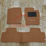 Daihatsu Mira Flat Style 7D Floor Mats Royal Orange 2017-23 2