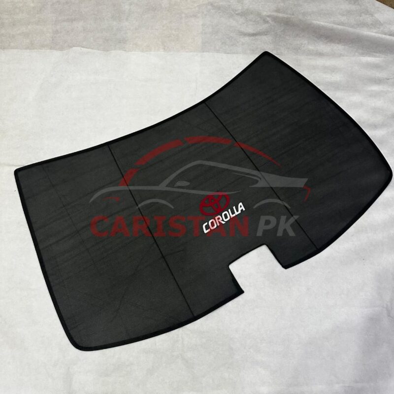 Toyota Corolla X Back Screen Curtain With Logo 2002-05 2