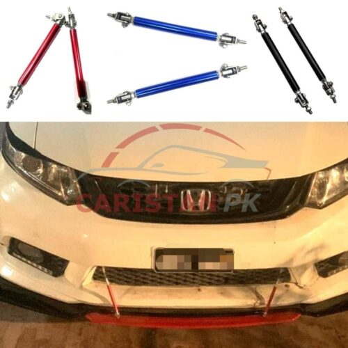 Adjustable Car Front Bumper Lip Splitter Canard Rod Support Bar Hook