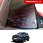 Chery Tiggo 4 Pro Flat Style 7D Floor Mats Black With Red Stitch