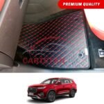 Chery Tiggo 8 Pro Flat Style 7D Floor Mats Black With Red Stitch