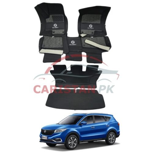 DFSK Glory 580 Pro Premium 9D Floor Mats Full Black