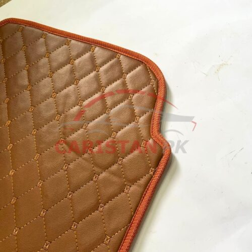 Flat Style 7D Floor Mats Royal Orange 1