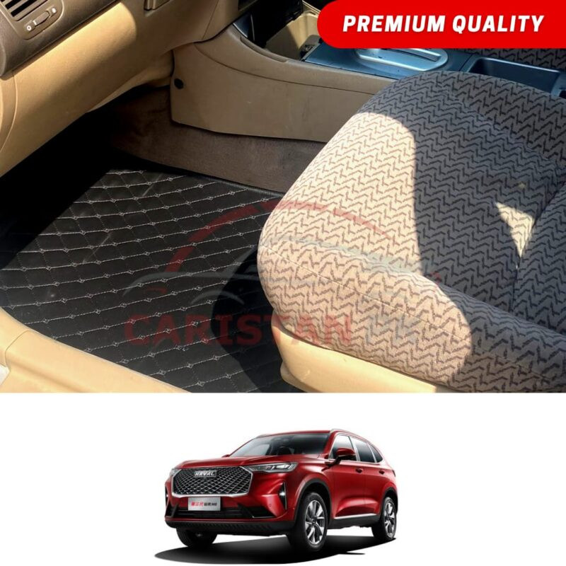 Haval H6 Flat Style 7D Floor Mats Black
