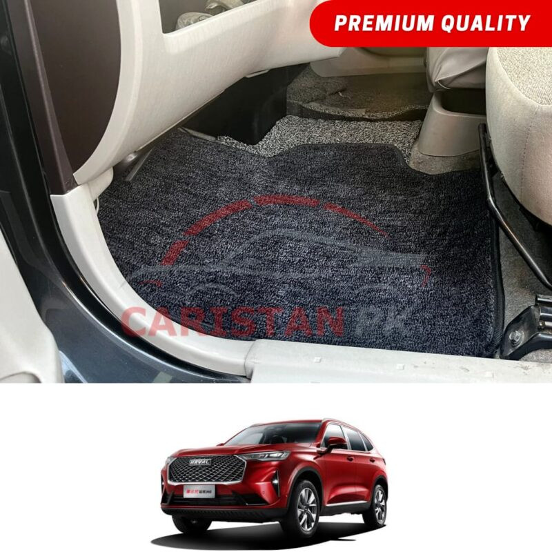 Haval H6 Premium Carpet Floor Mats Black Grey Haval H6 Premium Carpet Floor Mats Black Grey