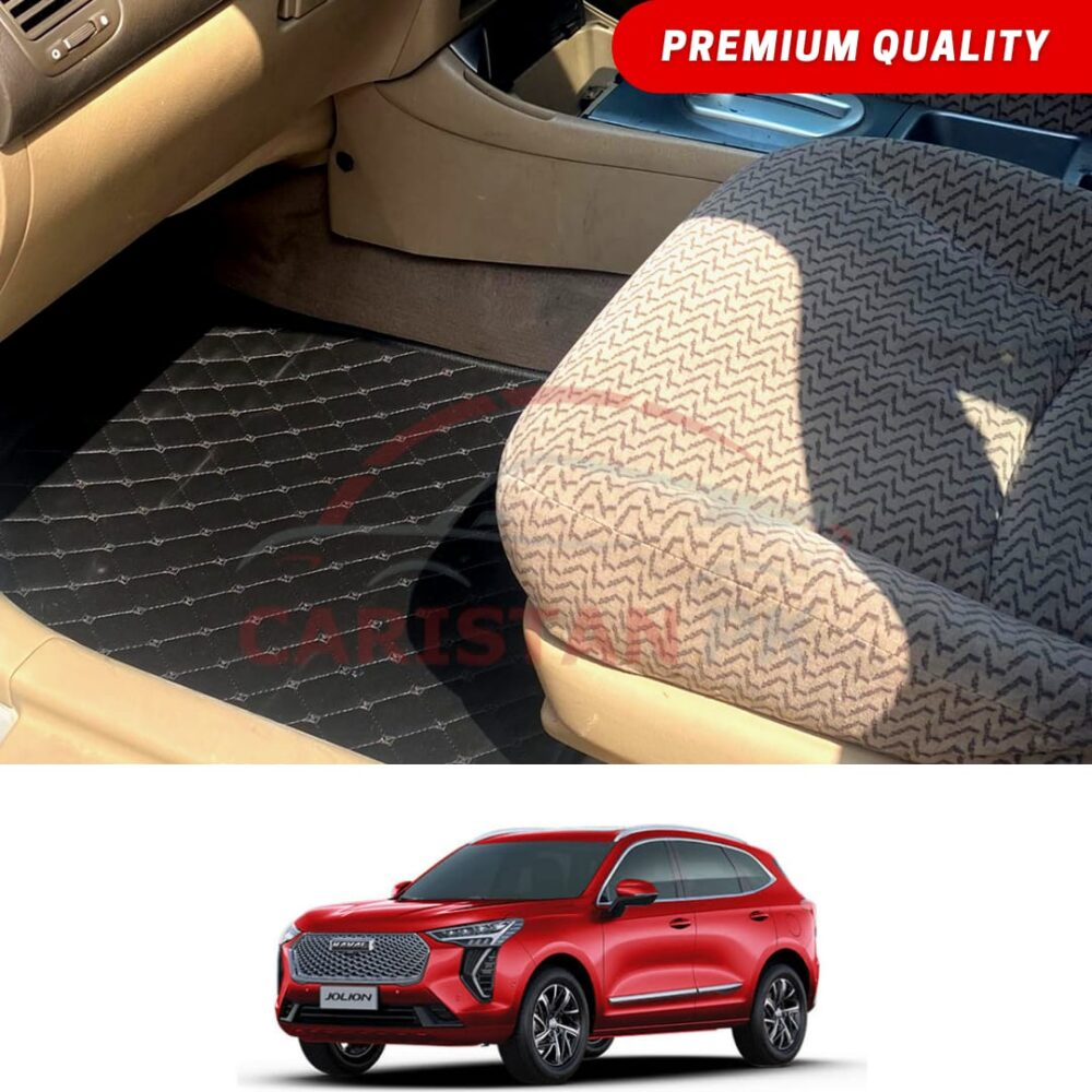 Haval Jolion Flat Style 7D Floor Mats Black Haval Jolion Flat Style 7D Floor Mats Black