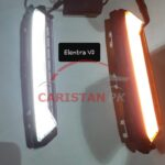 Hyundai Elantra Front Bumper LED DRL Design A V3 1