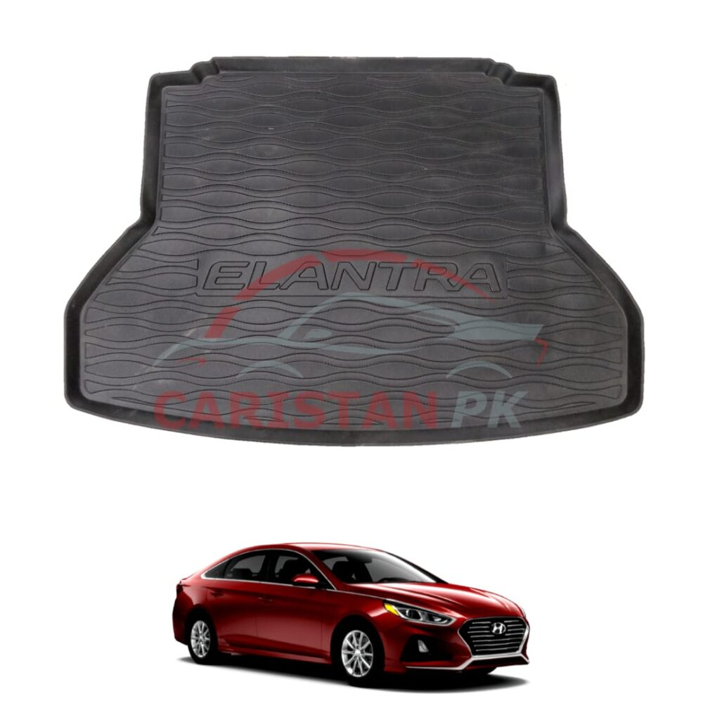 Hyundai Elantra PVC Trunk Mat Black