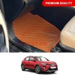 KIA Stonic Flat Style 7D Floor Mats Royal Orange