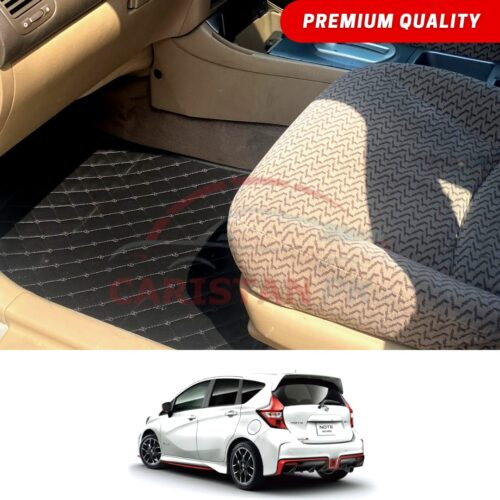Nissan Note Flat Style 7D Floor Mats Black