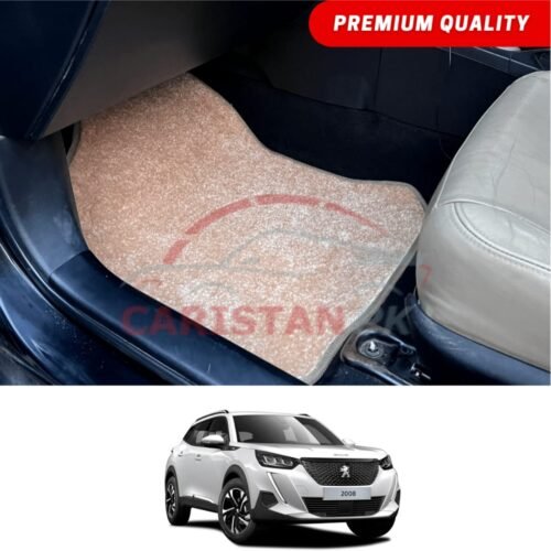 Peugeot 2008 Allure Premium Carpet Floor Mats Beige