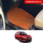Proton Saga Flat Style 7D Floor Mats Royal Orange
