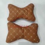 Royal Orange Diamond Stitch Neck Rest Pillow 1 Royal Orange Diamond Stitch Neck Rest Pillow 1