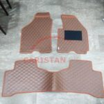 Suzuki Swift Flat Style 7D Floor Mats Royal Orange 2022 Model & Onwards 2