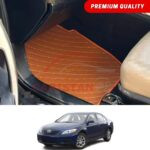 Toyota Camry Flat Style 7D Floor Mats Royal Orange 2006-11