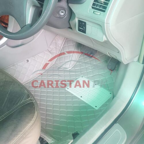 Toyota Corolla Axio 7D Floor Mats Gray Beige 2006-12