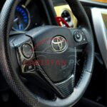 Toyota Corolla Carbon Fiber Steering Trim 2014-26