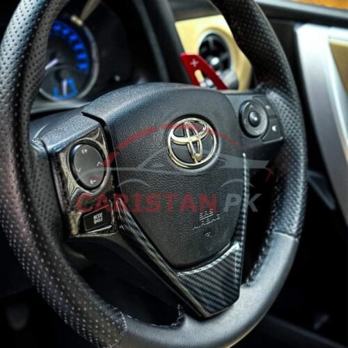 Toyota Corolla Carbon Fiber Steering Trim 2014-26