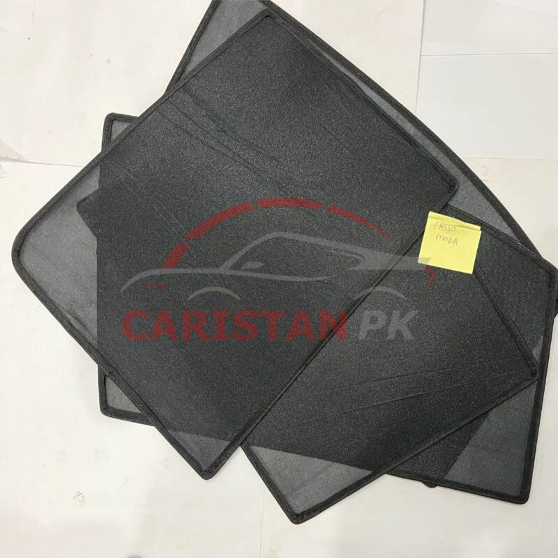 Toyota Passo Sunshades Black 2017-23 Model 1