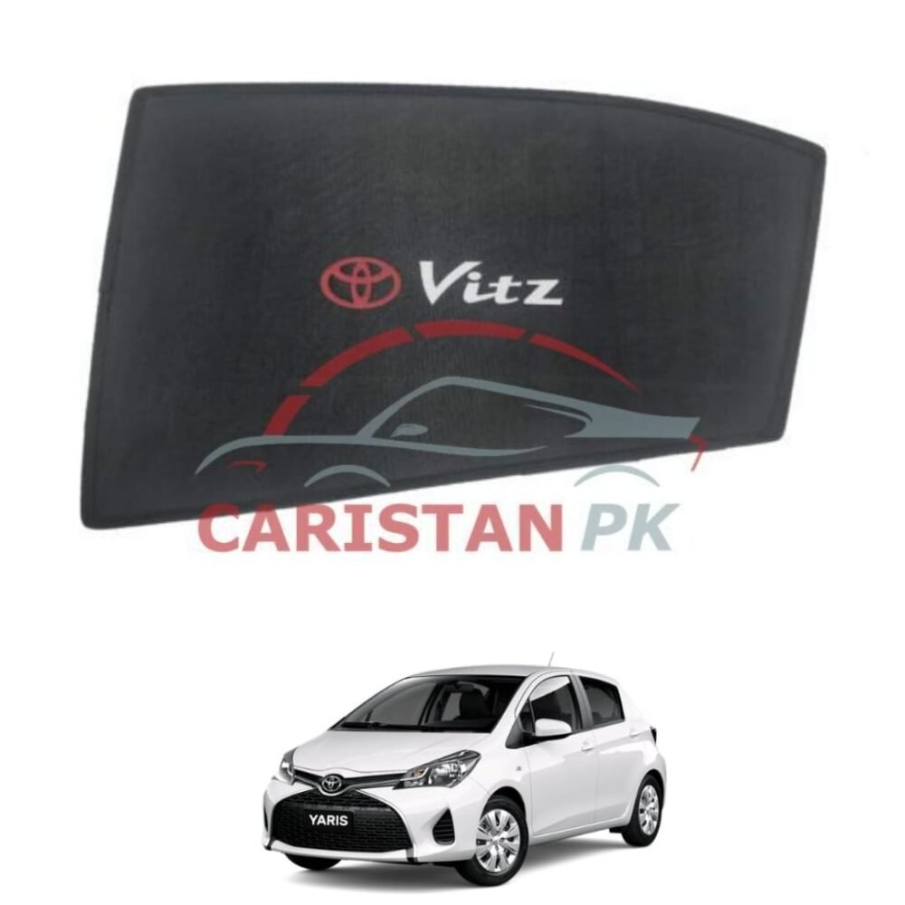 Toyota Vitz Sunshades With Logo 2017-23 Toyota Vitz Sunshades With Logo 2017-23