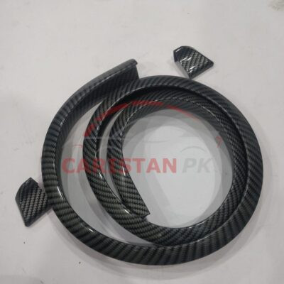 Universal Rear Carbon Fiber Trunk Spoiler Wing Lip With Tape 1
