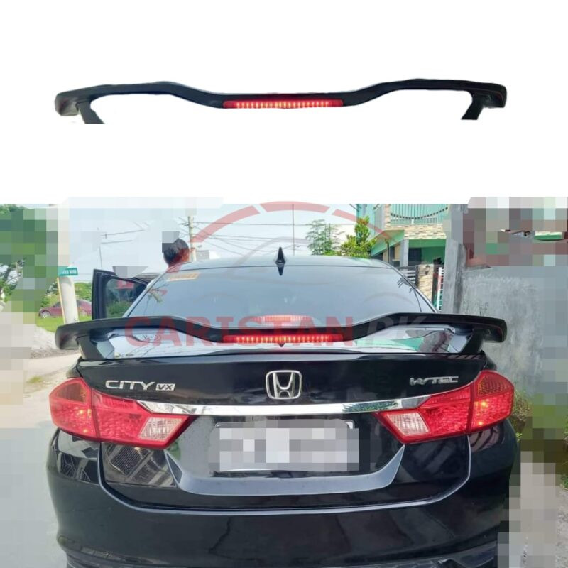 Unpainted Honda City ABS Plastic Modulo Trunk Spoiler 2022 Model & Onwards Unpainted Honda City ABS Plastic Modulo Trunk Spoiler 2022 Model & Onwards