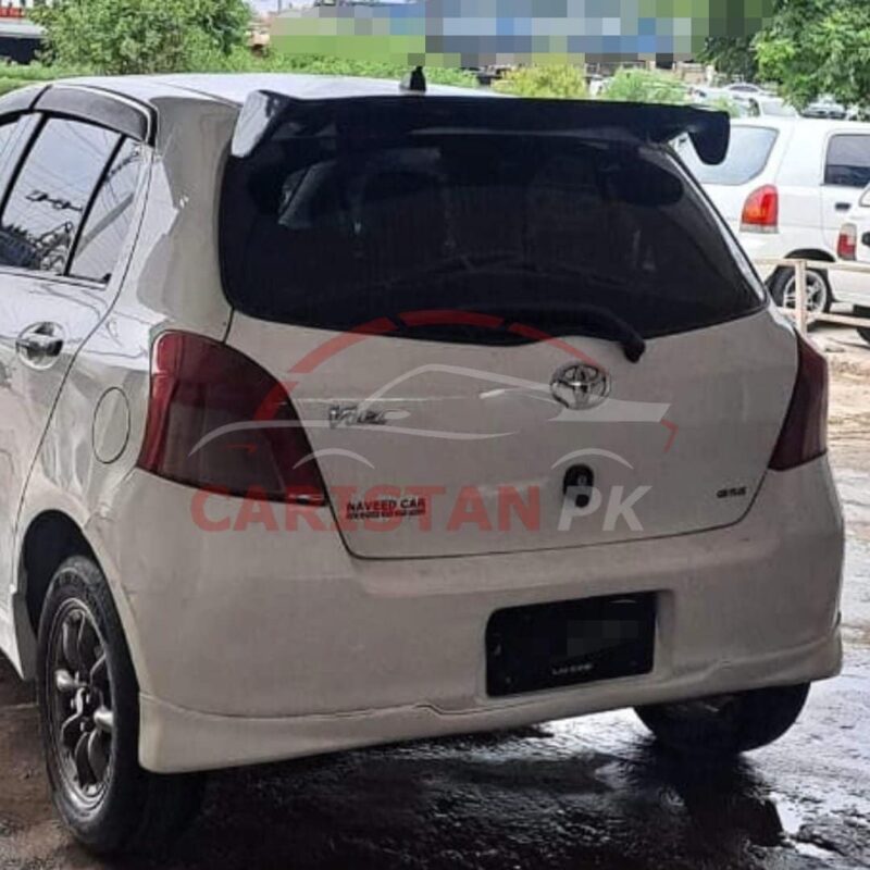 Unpainted Toyota Vitz Fiber Glass Body Kit A 2006-10 4 Pc 2