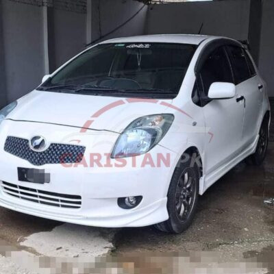 Unpainted Toyota Vitz Fiber Glass Body Kit A 2006-10 4 Pc 3