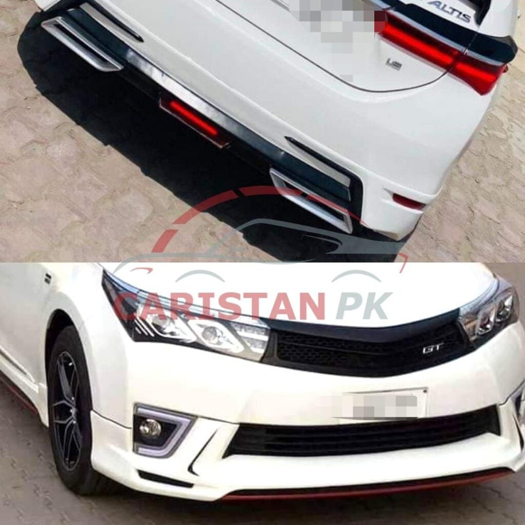 Unpainted Toyota Corolla Kantara Style Fiber Glass Body Kit 2014-16 2 Pc Unpainted Toyota Corolla Kantara Style Fiber Glass Body Kit 2014-16 2 Pc