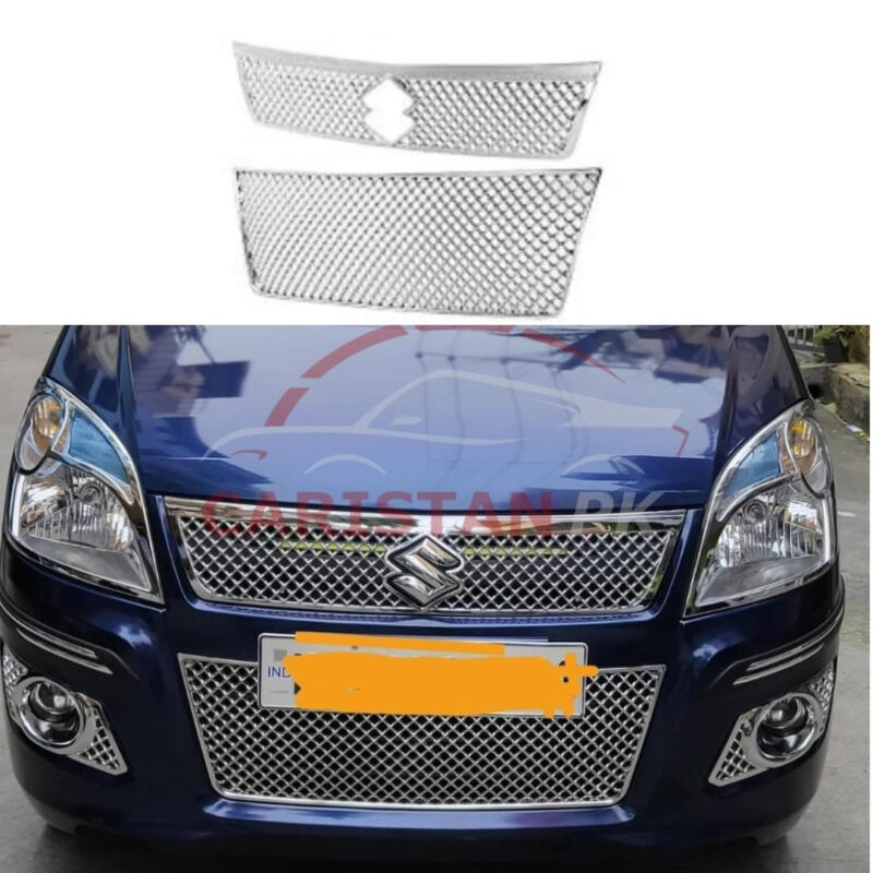 Suzuki Wagon R Pakistan Variant Honeybee Chrome Mesh Grille 2Pc