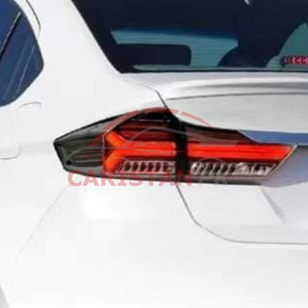 Honda City GM6 LED Tail Lamps Audi Style Red 2022 Model & Onwards Honda City GM6 LED Tail Lamps Audi Style Red 2022 Model & Onwards