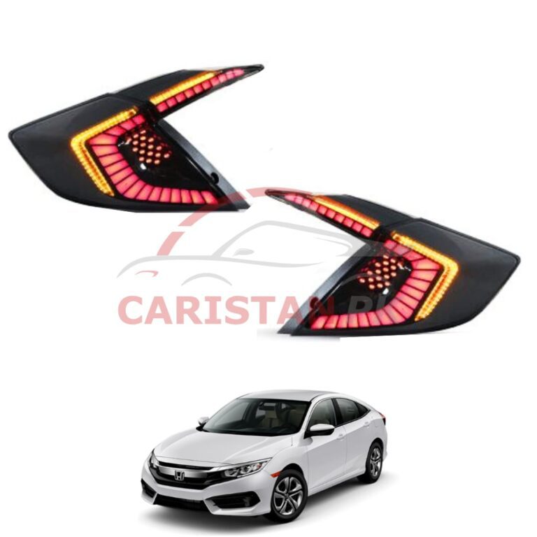 Honda Civic LED Tail Lights Version 9 Box Design 2016-21 1