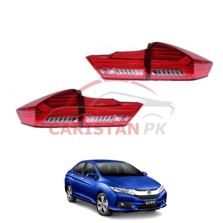 Honda City GM6 LED Tail Lamps Audi Style Red 2022 Model & Onwards 1